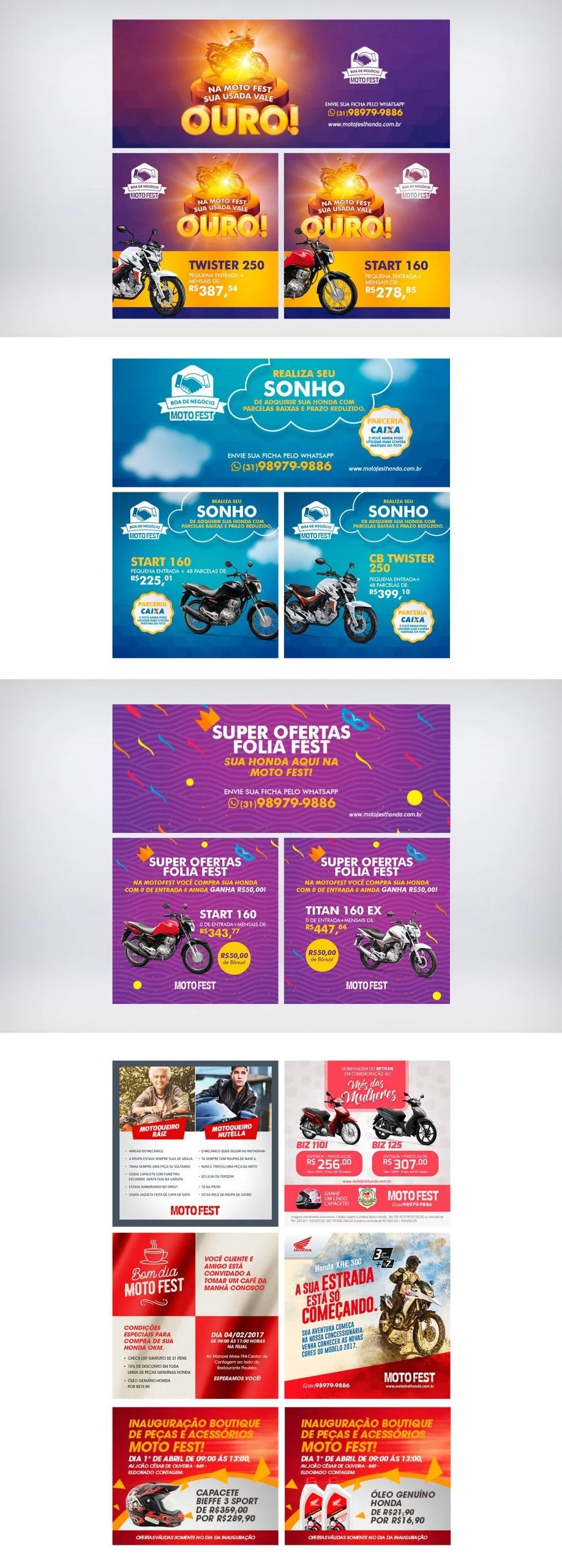 Motofest Honda — Campanhas