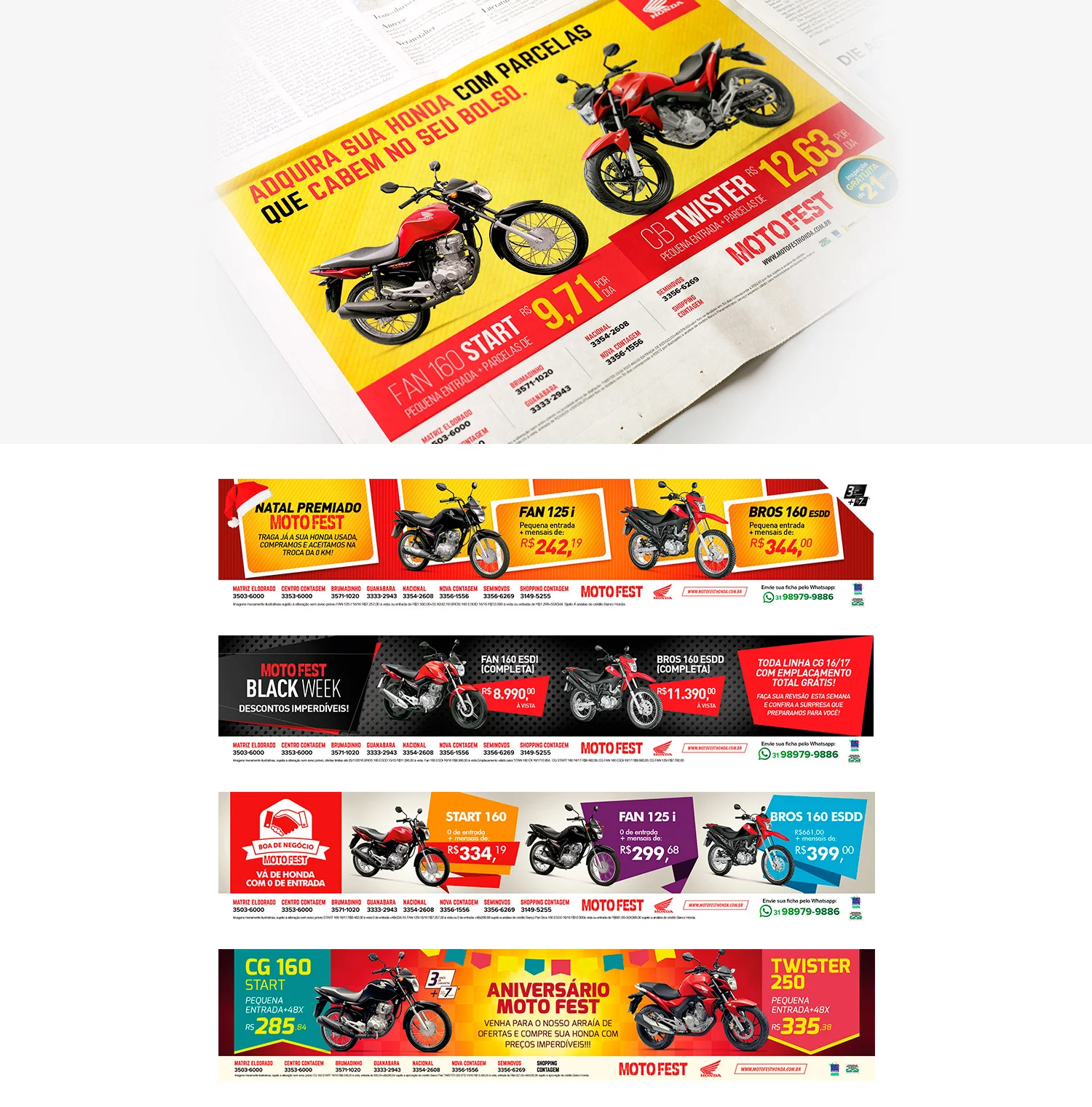 Motofest Honda — Campanhas