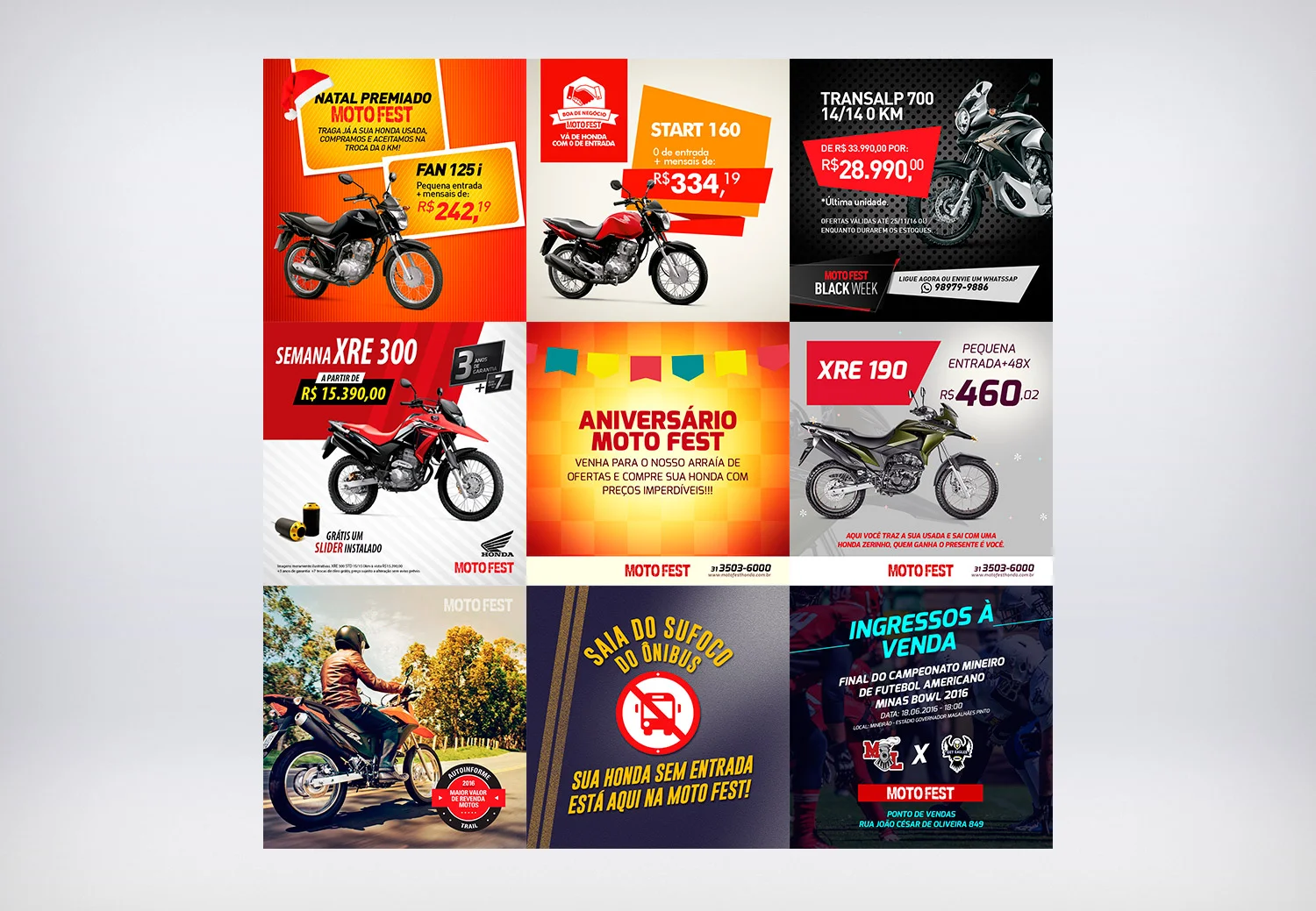 Motofest Honda — Campanhas