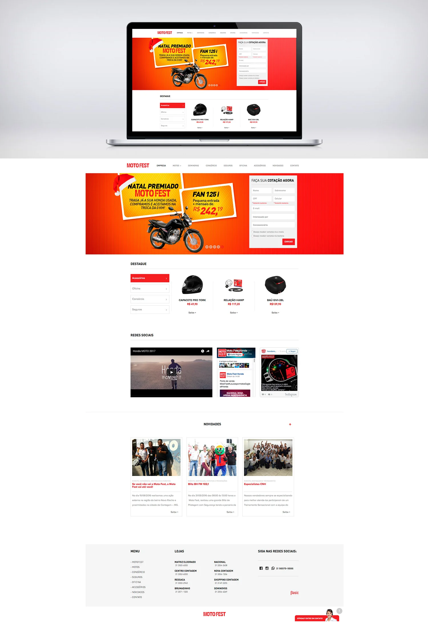 Motofest Honda — Site