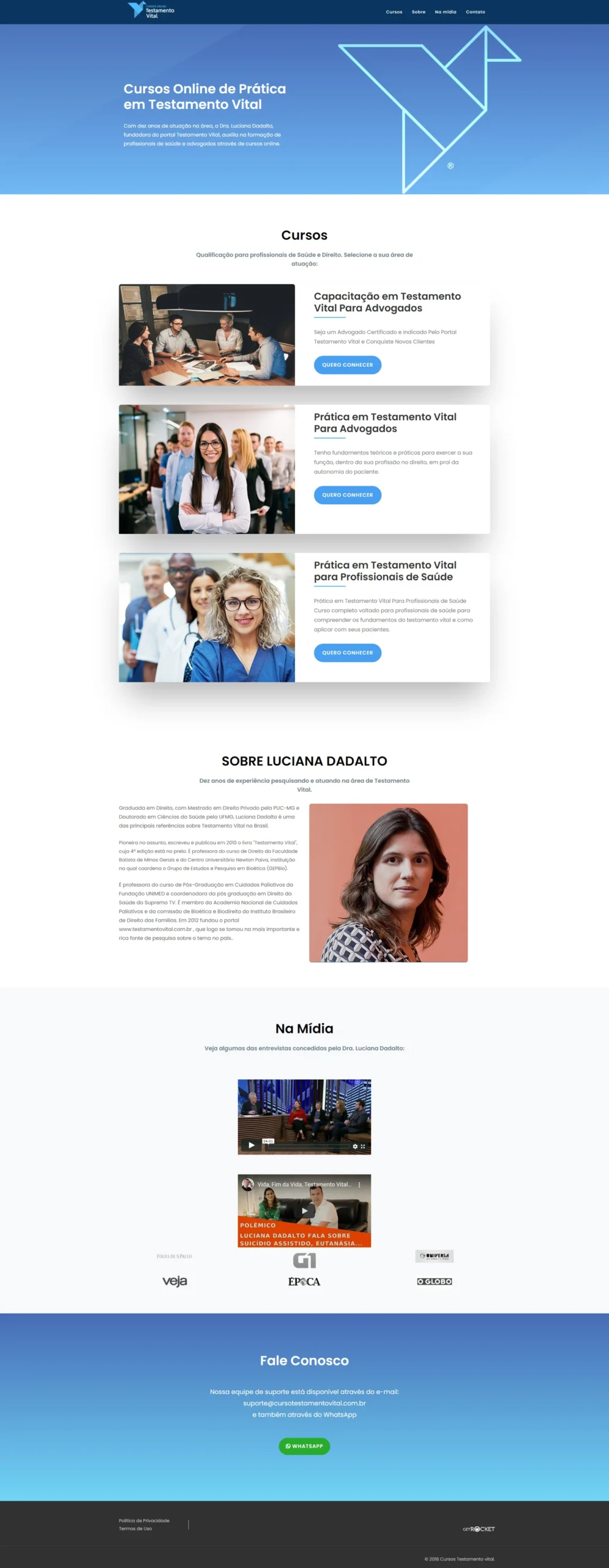 Curso Testamento Vital — Site