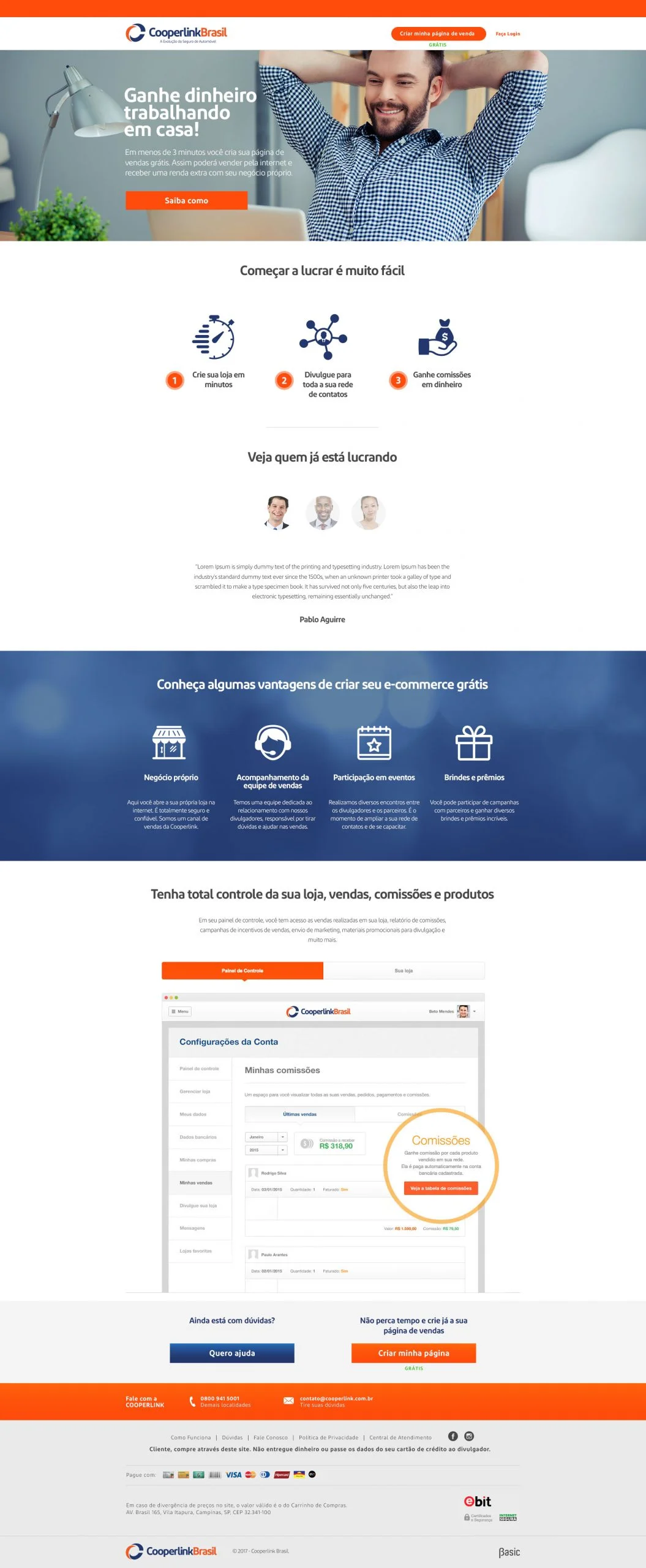 Cooperlink Brasil — Site