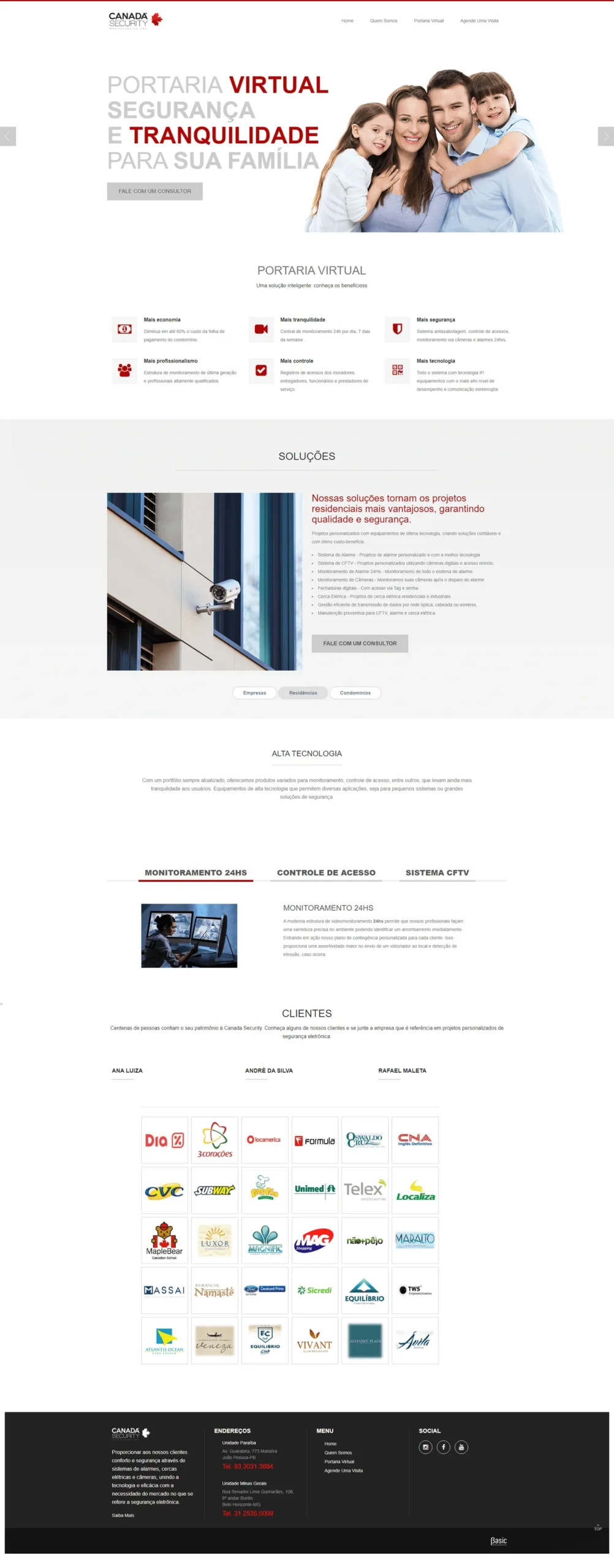 Canadá Security — Site