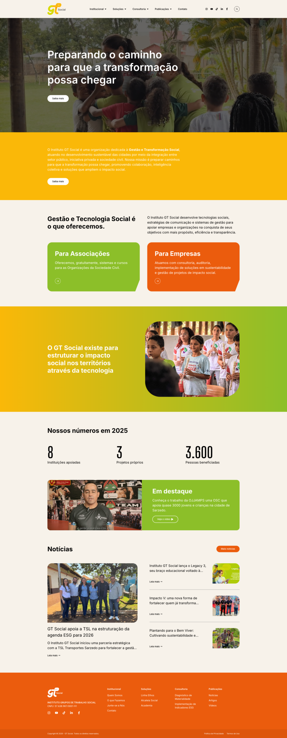 GT Social — Site