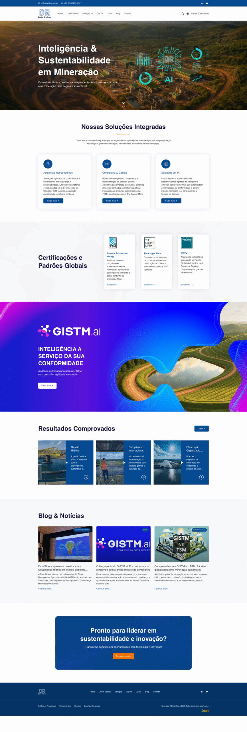 Data Riders — Site